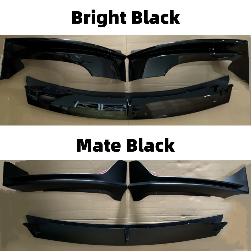 Front Bumper Front Lip Front Shovel kit Compatible for Tesla Model 3 2017-2023 & Model Y 2017-2024,Body Spoiler Splitter kit