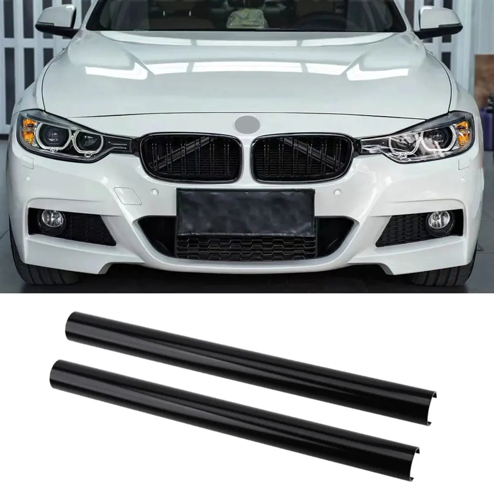 BMW Front Grille Bar V Brace Wrap For BMW 1/2/3/4/5/6 Series X1X2X3X4X5 GT3/5 Garnishing Tube Decorative Trim Molding Fit