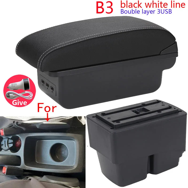 Ford Fiesta Armrest box from velocity modification store