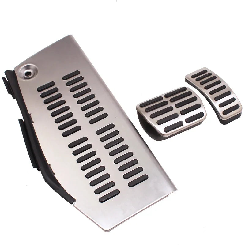 FOR Volkswagen Polo VW Golf 4 Bora Beetle RSi GTI R32 Audi A3 SEAT Car Pedal Stainless Steel Pad Foot Rest Car Styling
