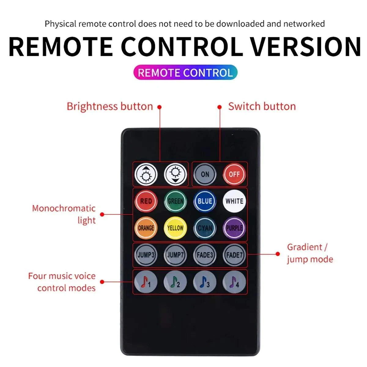 Universal Car RGB Ambient Lights from velocity modification store