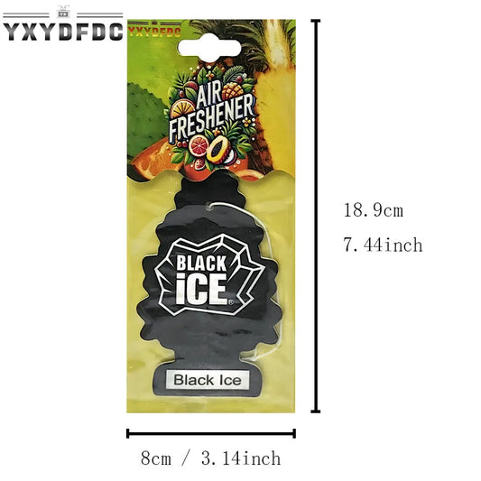 YXYDFDC Car Air Freshener Natural scented tea paper Auto Hanging perfume fragrance christmas tree car accessories interior