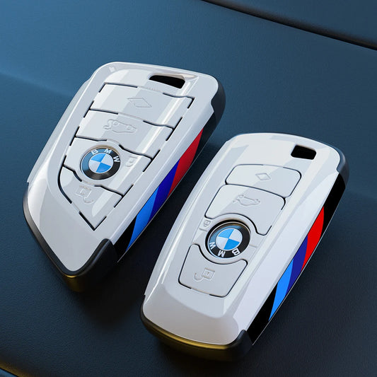 ABS Car Key Case Cover Shell Fob For BMW 1 2 3 4 5 6 7 Series X1 X3 X4 X5 X6 X7 F10 F20 F30 G20 G30 G01 F15 F16 G02 G05 F34 Bag