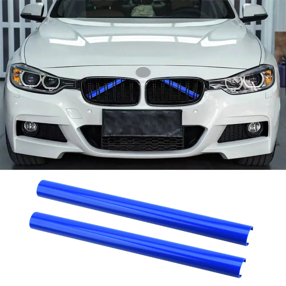BMW Front Grille Bar V Brace Wrap For BMW 1/2/3/4/5/6 Series X1X2X3X4X5 GT3/5 Garnishing Tube Decorative Trim Molding Fit