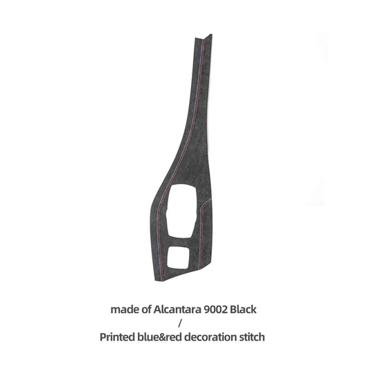 For BMW F20 F21 F22 F23 1 2 Series 2012-2019 Central Console Multimedia Panel Cover Sticker Suede Wrap Car Interior Accessories