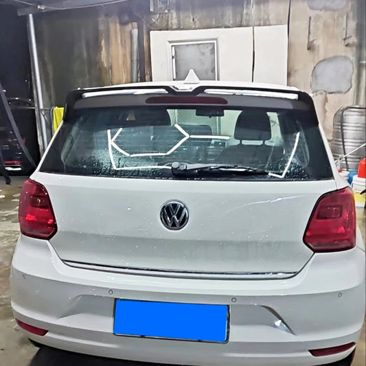 Oettinger Style Roof Spoiler For Volkswagen Polo MK5 6R 6C 2011-2018 High Quality ABS Rear Wing Roof Rear Box Decorated SPOILER