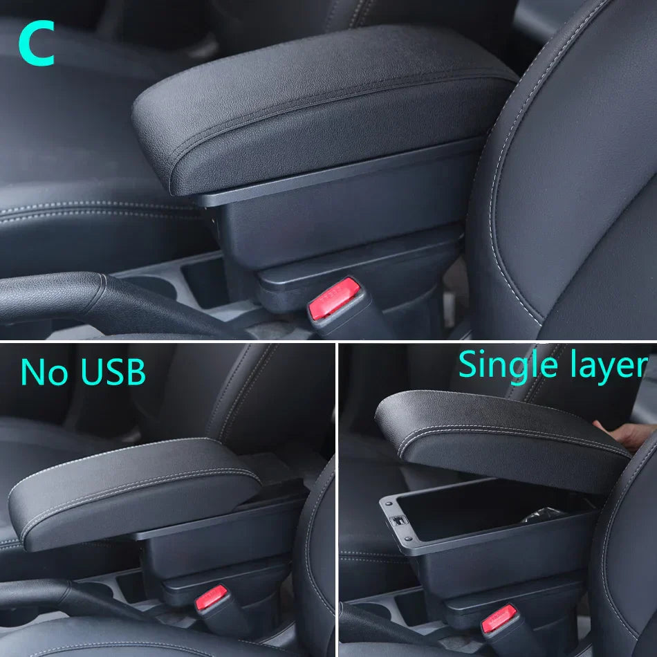 Ford Fiesta Armrest box from velocity modification store