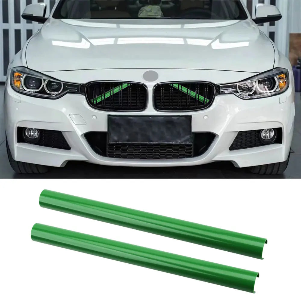BMW Front Grille Bar V Brace Wrap For BMW 1/2/3/4/5/6 Series X1X2X3X4X5 GT3/5 Garnishing Tube Decorative Trim Molding Fit