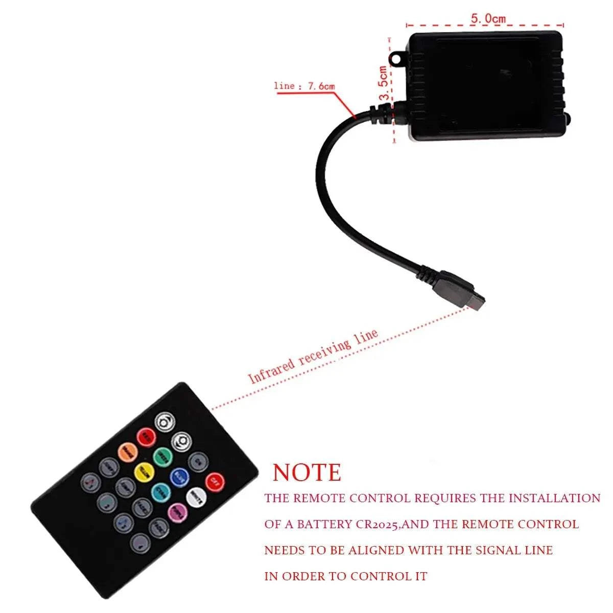 Universal Car RGB Ambient Lights from velocity modification store