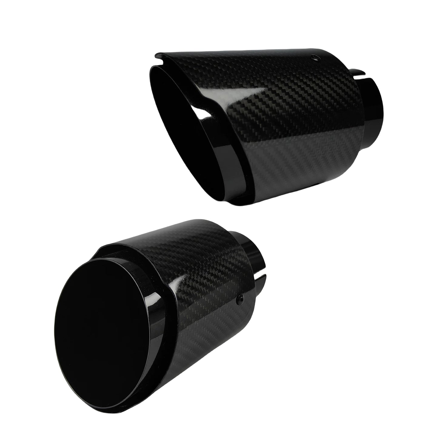 Universal Car Carbon Fibre Silence Muffler Exhaust Nozzle Tip