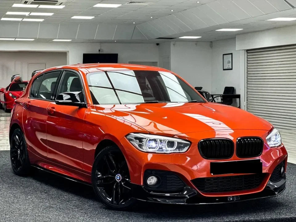 XVIP 1 Pair Front Grilles For BMW 1 Series F20 F21 2012-2019 Gloss Black Kidney Grill Replacement Racing Front Bumper Grilles