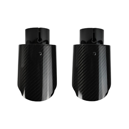 Universal Car Carbon Fibre Silence Muffler Exhaust Nozzle Tip