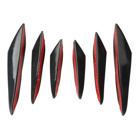 Automotive Universal Modification Wind Blade Carbon Fiber Pattern Bumper Wind Blade Carbon Fiber Modification Front Bumper Spoil