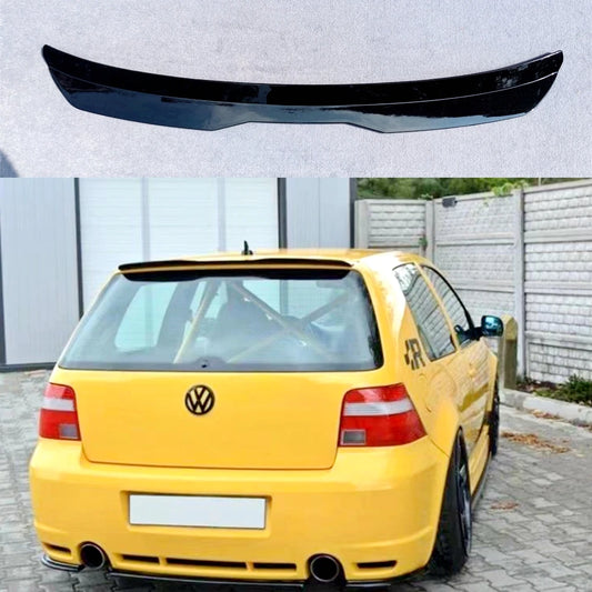 Rear Roof Lip Spoiler For 99-06 VW Golf 4 MK4 R32 Hatchback Spoiler ABS Plastic Gloosy Black Car Tail Wing Decoration