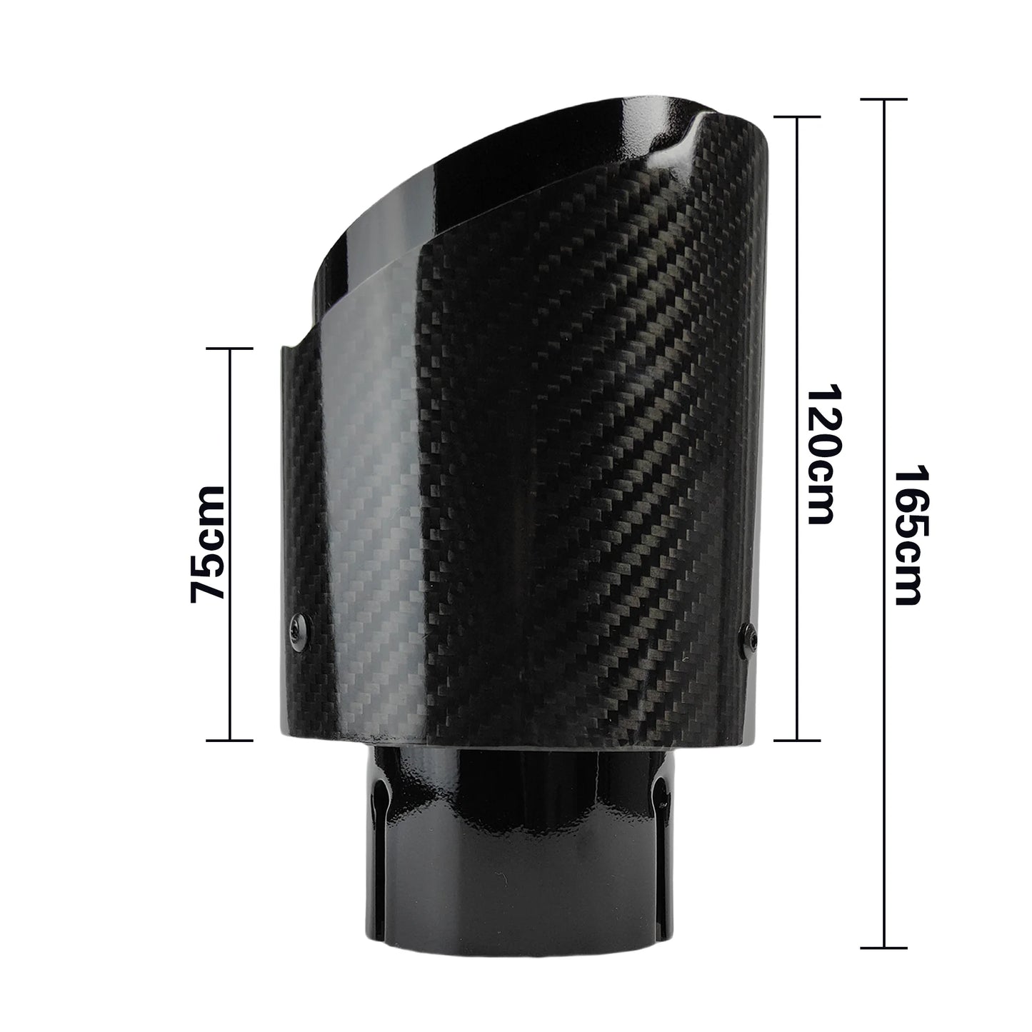 Universal Car Carbon Fibre Silence Muffler Exhaust Nozzle Tip