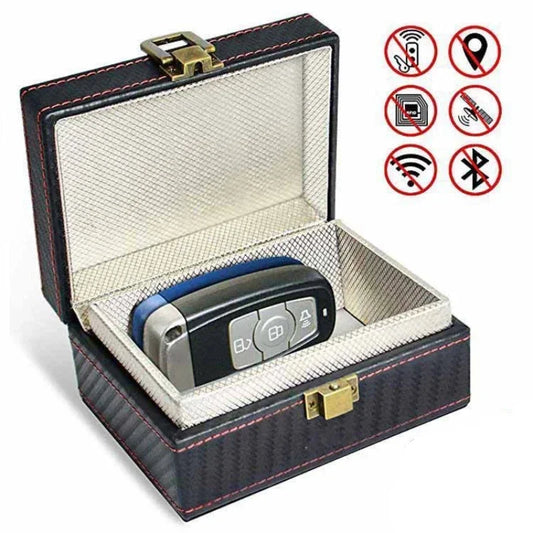 1Pc Mobile Phone Box Car Keyless Signal Blocker Anti-Theft Faraday Box Key Fob Protector Radiation-proof Safety