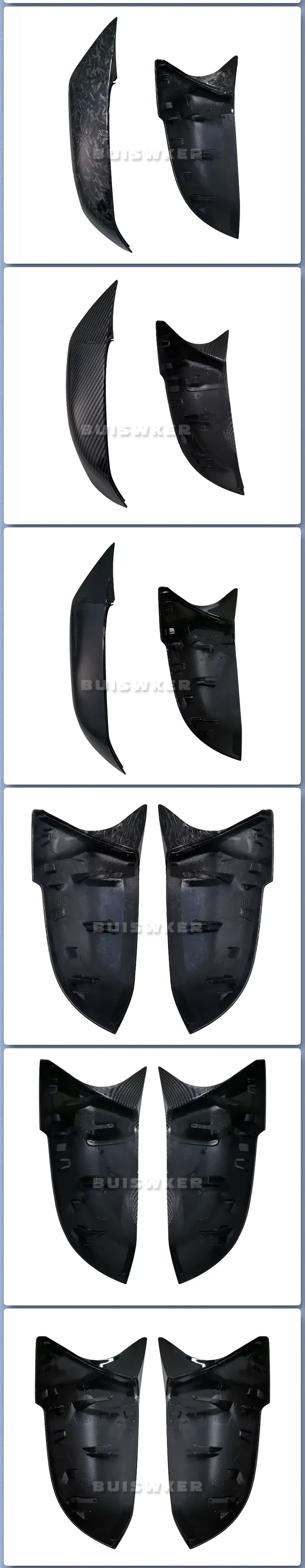 For BMW 1 2 3 4 Series F20 F30 F31 F32 F36 2012 - UP 320i 328i 330d 335i M3 M4 Look Replacement style Carbon Fiber Mirror Cover