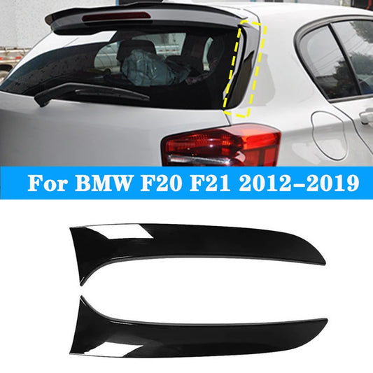 For BMW 1 Series F20 F21 116d 120i 118i M140i M135i Car Rear Window Side Splitter Trunk Diffuser Canards Spoiler ABS 2012-2019