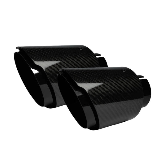 Universal Car Carbon Fibre Silence Muffler Exhaust Nozzle Tip